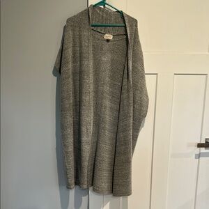 Universal Thread Gray Open-Front Cardigan